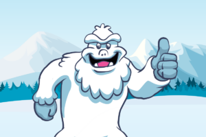 Yeti giving thumbs up
