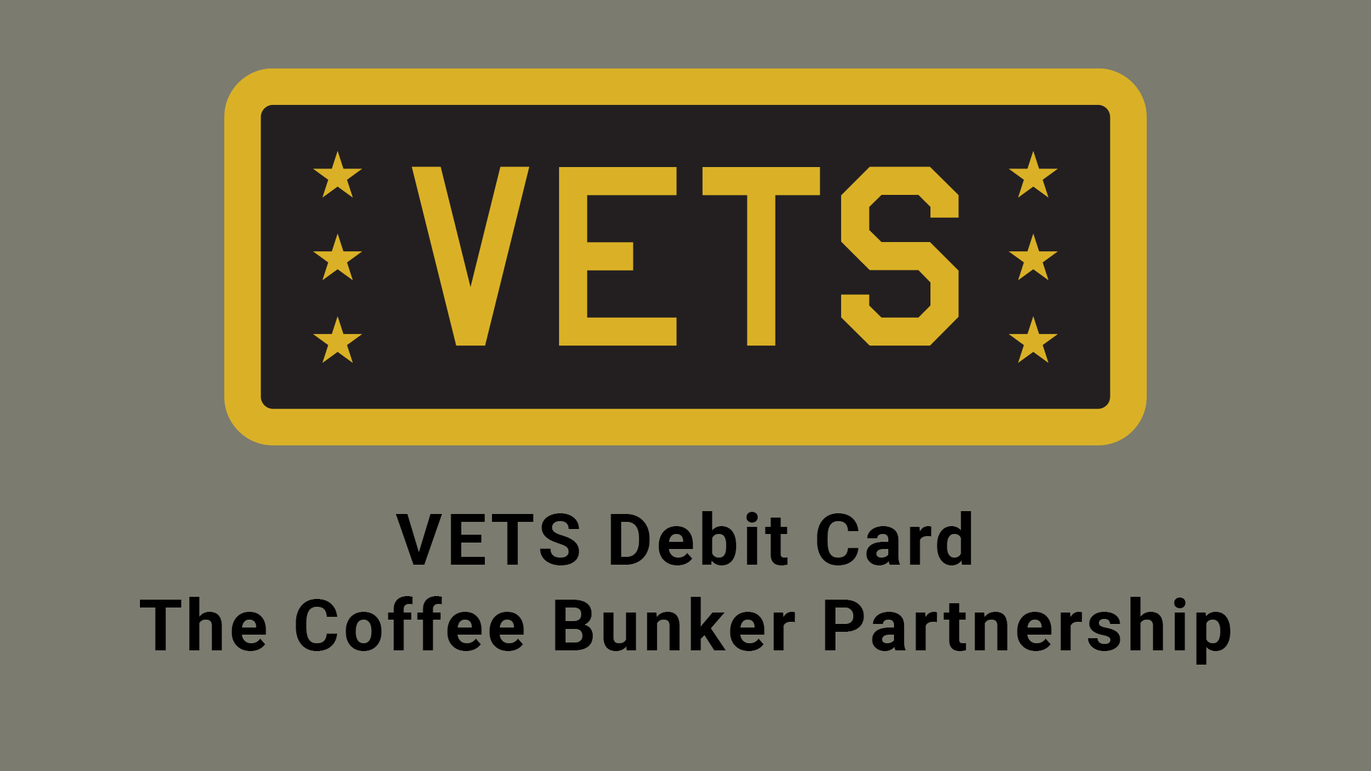 Video of the Executive Director of the Coffee Bunker talking about the VETS debit card