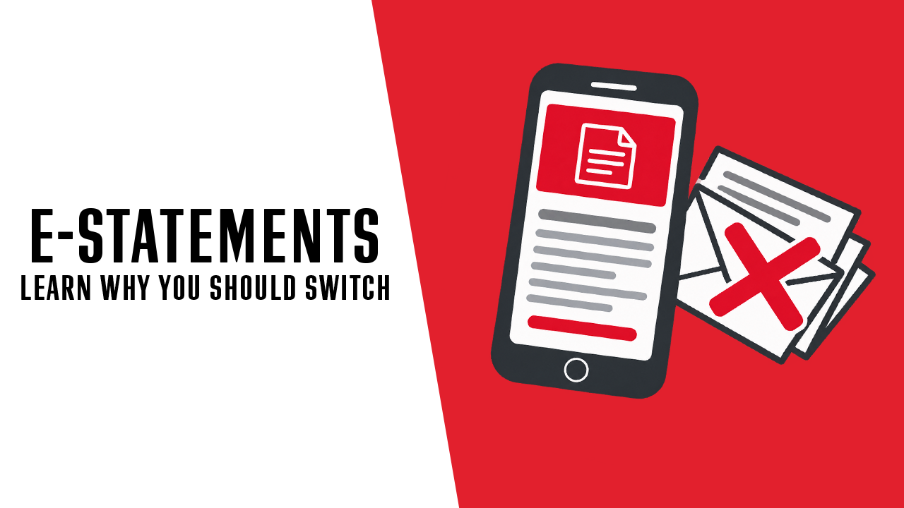 Sign Up for E-Statements | Red Crown Credit Union